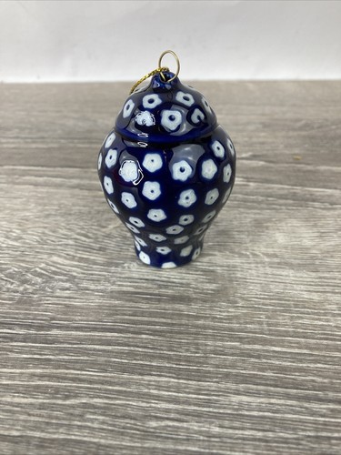 Set/5 3" Creative Co-Op Glass Chinoiseries Ginger Jar Orn Retro Christmas Decor - Picture 11 of 13