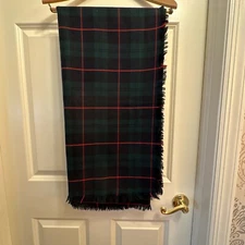 Kinloch Anderson Green Tartan Wrap 54”x54”
