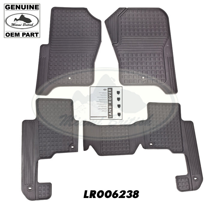 LAND ROVER OEM FLOOR MATS RUBBER SET LR3 0809 LR4 LR006238 OEM eBay