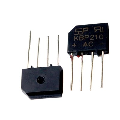 set of 100 Bridge Rectifier 1000V  KBP210 2A high quality
