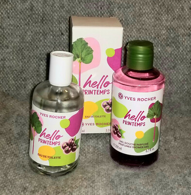 Hello Printemps Yves Rocher Eau de Toilette 100 ml + Shower gel 200ml gift set