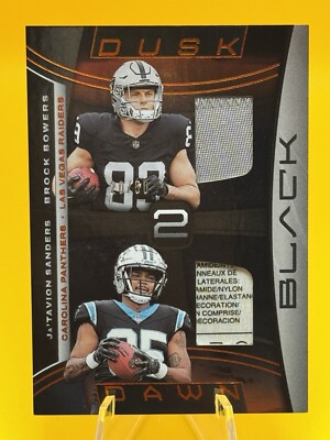 2024 Panini Black - Dusk Till Dawn #D2D-BBJS Brock Bowers / Sanders RC /50   
