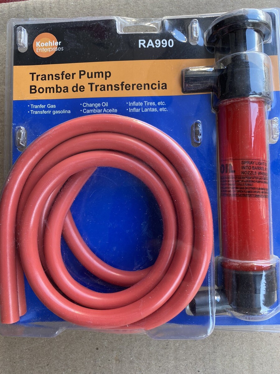 Koehler Enterprises RA990 Multi-Use Siphon Fuel Transfer Pump Kit 
