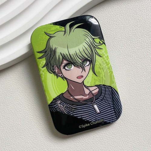 Danganronpa Laser Double Flash Badge Pendant Anime Quadrate Hanging Decor - Picture 23 of 23