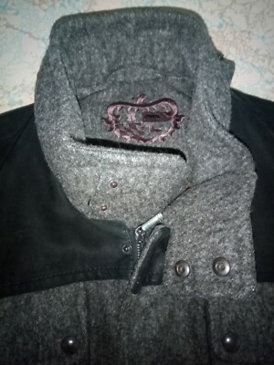 Meindl Herren Lodenjacke Daunenjacke Lodenparka Daunenparka 50/48 grau