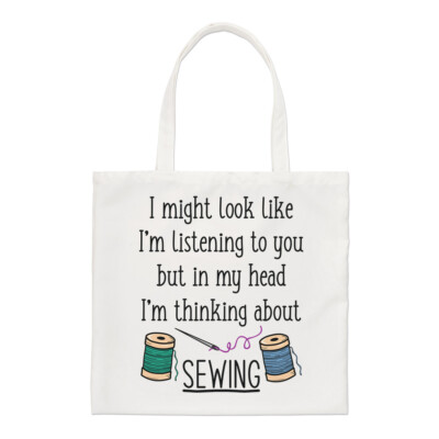 I Might Look Like I'm Listening To You Näh-Tasche Regular Tote Bag Muttertag