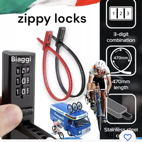 Biaggi Uk Motorcycle Scooter Helmet Lock Quick Release Combination Cable
