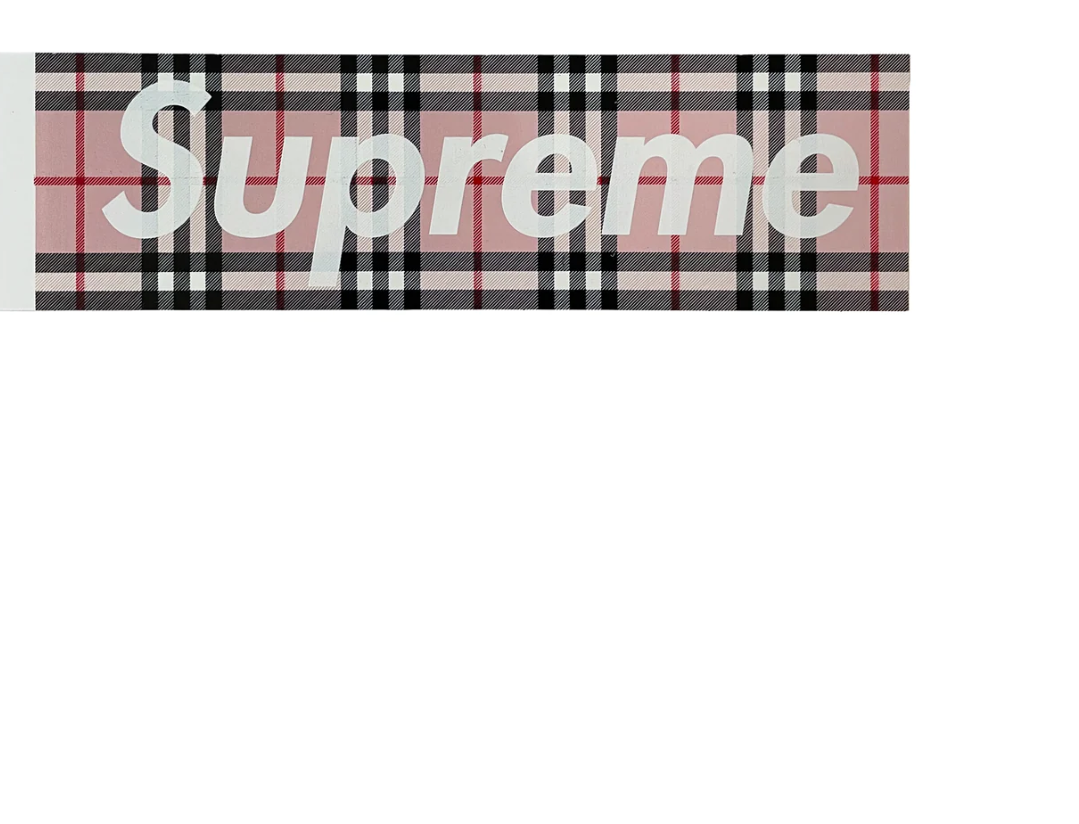 美品★Supreme Burberry チェック柄 ステッカー 18枚※おまけ付 4X SUPREME SS22 BURBERRY BOX & LOGO STICKER SET PINK | eBay