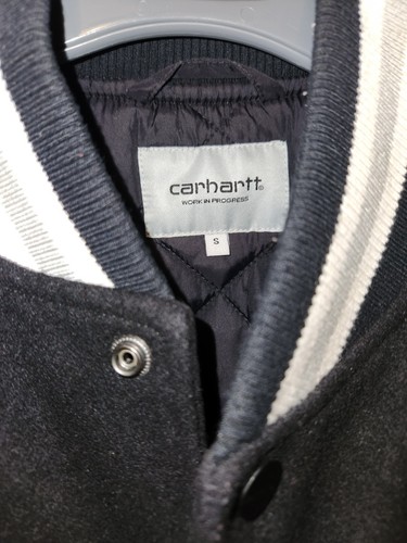 NWOT Carhartt Work In Progress WIP Varsity Snap Button Jacket - Men's Small - Picture 2 of 9