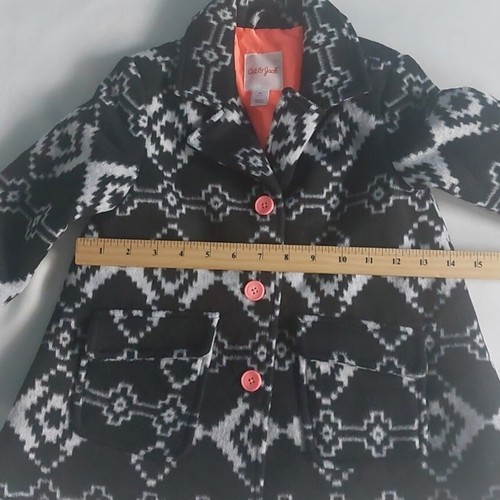 Giacca pavone geometrico nero bianco Cat & Jack bambina taglia 4 - Foto 3 di 8