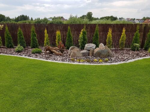 Weidenmatte Gartenzaun Weidenzaun Sichtschutzmatte Sichtschutzzaun 5m PREMIUM - Bild 3 von 8