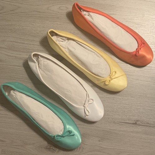 Colorful Creations ballerina flats shoes - Satin, Size 9us women