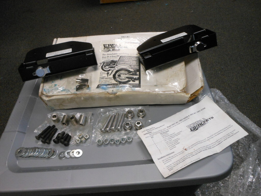 Easy Brackets Quick Detach Saddlebag Brackets Harley Davidson 03