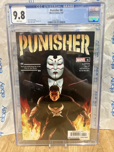 PUNISHER #4 - JESUS SAIZ MAIN COVER CVR A - MARVEL COMICS/2022 1ST PRINT CGC 9.8