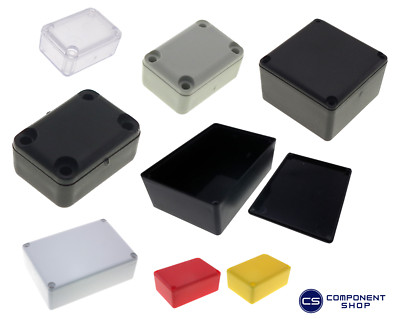 ABS Kunststoff Box für Elektronik Hobby Projekte Gehäuse Case ALLE Größen UK