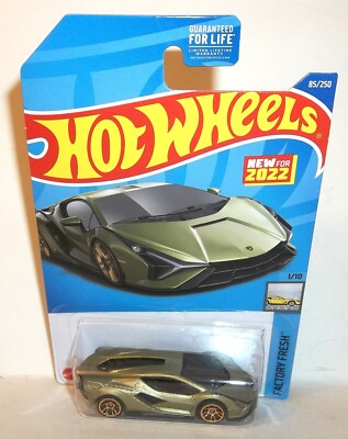 2022 HOT WHEELS 1:64 HW FACTORY FRESH 1/10 GREEN LAMBORGHINI SIAN