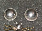 .925 Sterling Silver MEXICO - 1.5" SPIDER Brooch + 1" Round Earrings Tot:33 g. — photo 5
