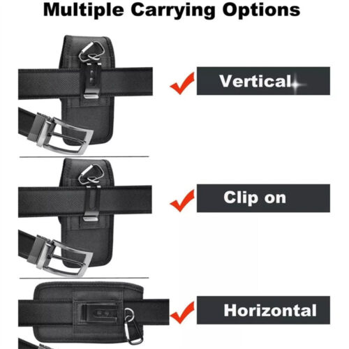 Universal Outdoor Tactical Mobile Phone Pouch Holster Case Bag Hook Holder Belt - Picture 4 of 18