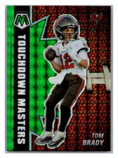 2021 Panini Mosaic - Touchdown Masters Mosaic Green Prizm TM-12 Tom Brady TC9539