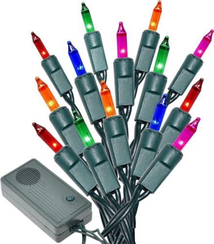Musical Christmas Lights Plays 25 Songs 8 Function 140 Lights 31.2 Ft Multicolor - Picture 3 of 10