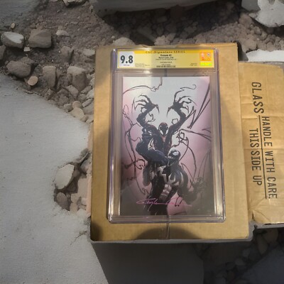 VENOM #2 Crain Cover Signed By Clayton Crain CGC 9.8 8/18