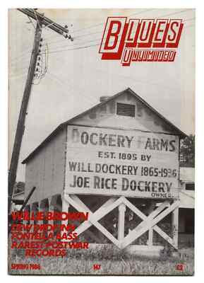 Blues Unlimited Magazine No 147 Spring 1986 Willie Brown Dew Drop In Fontella