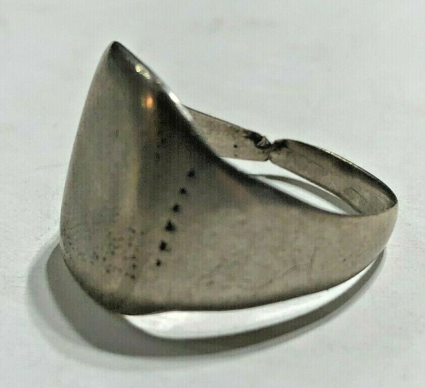 Plain Rectangle Shaped Ring Sterling Silver .925 … - image 2