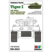 RYEFIELD RM5002U 1/35 WORKABLE TRACK LINKS Pz.Kpfw. VI Tiger I LATE PRODUCTION