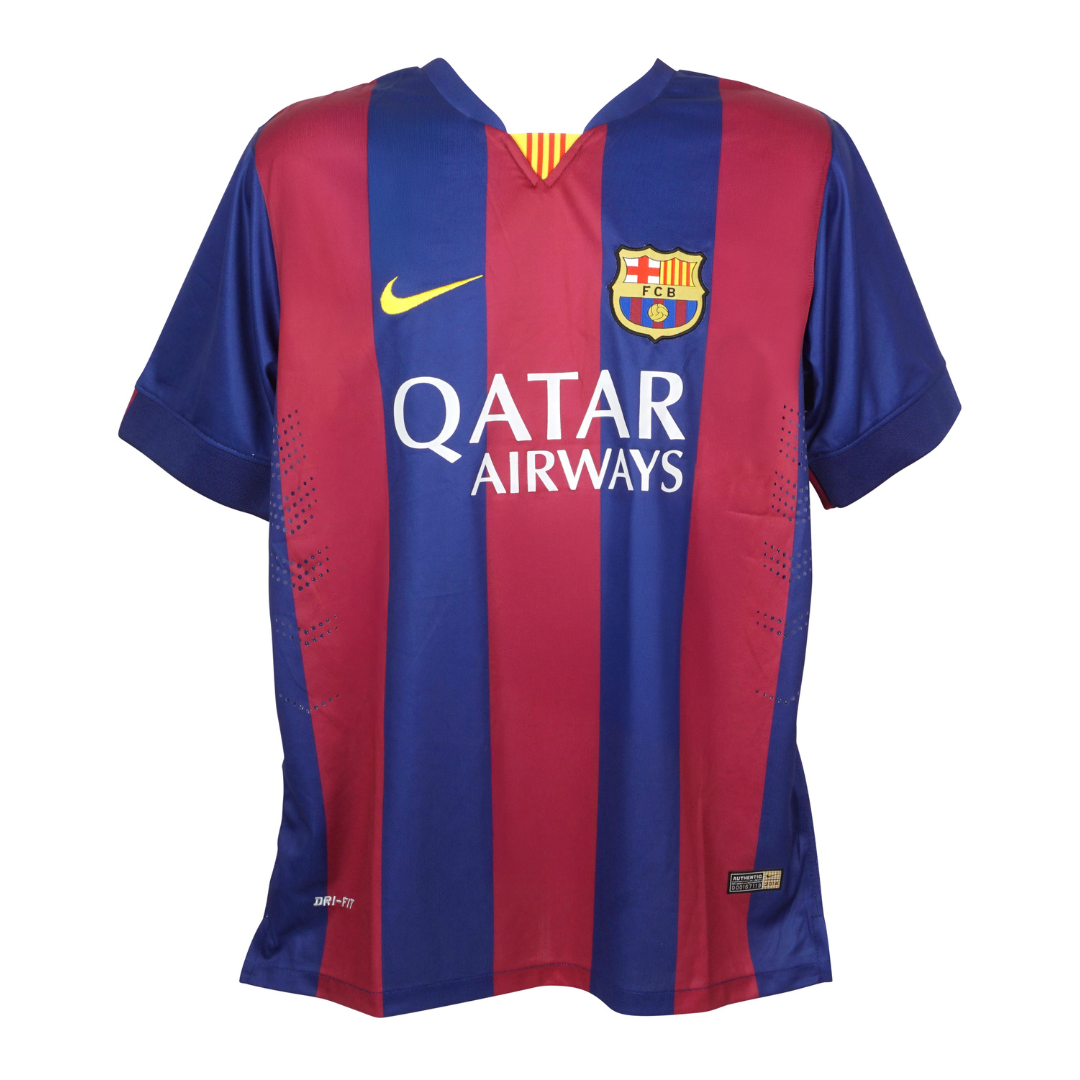 Neymar Jr Signed FC Barcelona Home Soccer Jersey #11 with