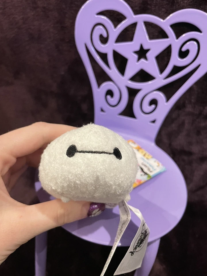 Mini Pelúcia Disney Baymax TSUM TSUM Hong Kong Big Hero 6 APOSENTADO Nova Etiqueta - Imagem 4 de 4