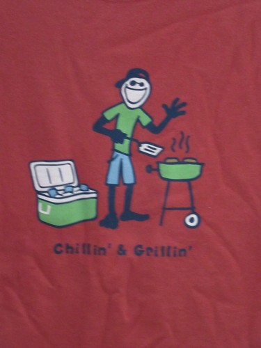 NWTS! LIFE IS GOOD MEN S/S COTTON CRUSHER TEE..JAKE.."CHILLIN AND GRILLIN" (M) - Picture 2 of 3
