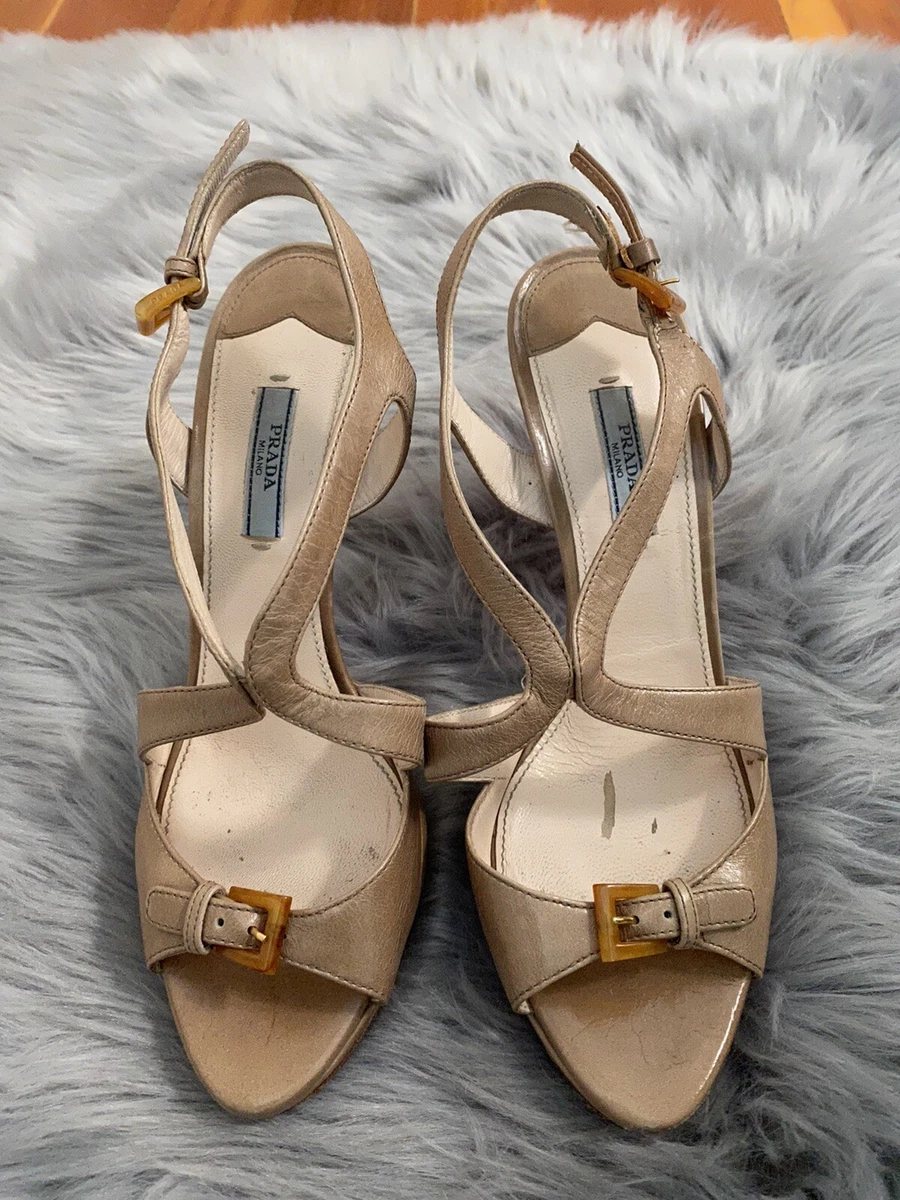 Prada hotsell lucite heels
