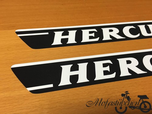 2 x Hercules Tank Aufkleber 70er Jahre P M 3 4 5 Sticker Herkules Schriftzug - Bild 2 von 7