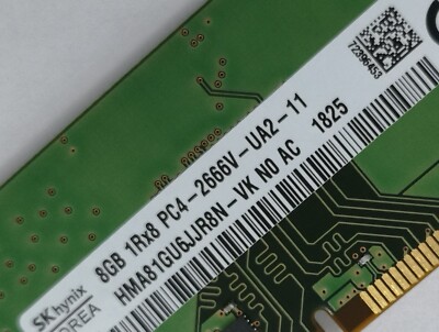 SK Hynix 8GB DDR4 2666MHz Desktop DIMM RAM 1Rx8 PC4-21300