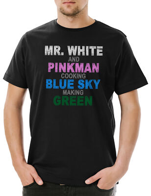 Mr. White & Pinkman Cooking Herren T-Shirt Walter Breaking Ehrmantraut Bad