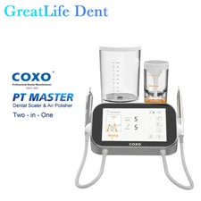 COXO PT Master Dental Ultrasonic Scaler & Air Polisher Sandblasting Air Flow EMS