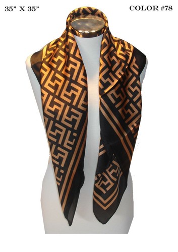 Women's Scarf Silk felling Square Head Scarfs 35"*35"(120 Styles) SHIP FROM USA - Picture 152 of 253