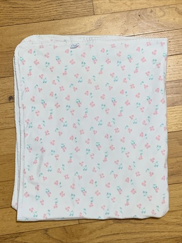 VTG Carter’s Cotton Flowers Floral Baby Blanket - 第 1/8 張圖片