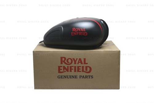 Black Stripes Fuel Tank "With Sticker Fit For Royal Enfield New Classic 350" - Picture 3 of 12