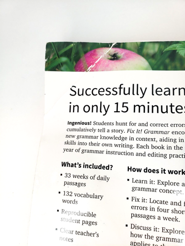 IEW Fix It! Grammar: The Nose Tree, Teacher's Manual Book 1 - 3rd Edition - 第 4/7 張圖片