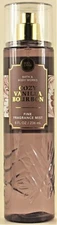 Bath & Body Works COZY VANILLA BOURBON Fine Fragrance Body Mist Spray 8Oz