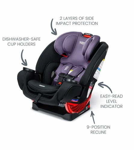 Britax One4Life All-in-One Car Seat - Iris Onyx Brand New w/Free Ground Shipping - Picture 6 of 17