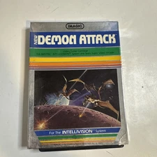 Intellivision DEMON ATTACK Silver Box IMAGIC