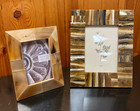 ITALIAN NATURAL HORN DECORATIVE PICTURE FRAMES INLAY WOOD BACK EASEL SECURA — photo 2