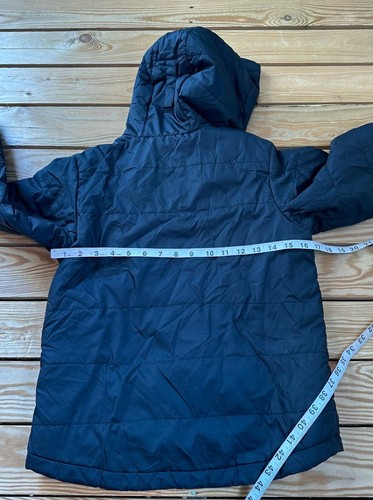 Columbia Omni Heat Kid’s Full zip Hooded Jacket Size 8 Black D7 - Picture 7 of 8