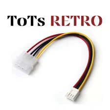 For BlueSCSI 4 Pin Molex to 3.5" Floppy Drive FDD Power Adapter Cable | ZuluSCSI