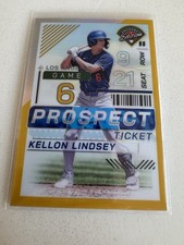 2024 Panini Prospect Prizm Kellon Lindsey Gold /10 No10