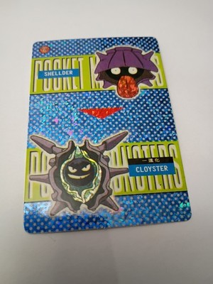 1999 Vintage Pocket Monsters Vending Prism - Shellder Cloyster Gallery #596