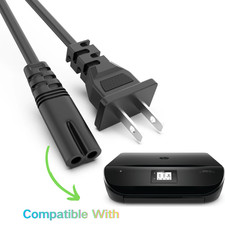 5ft Power Cable for HP Envy Printer 110 120 4500 4516 4520 5530 5640 5660 7640