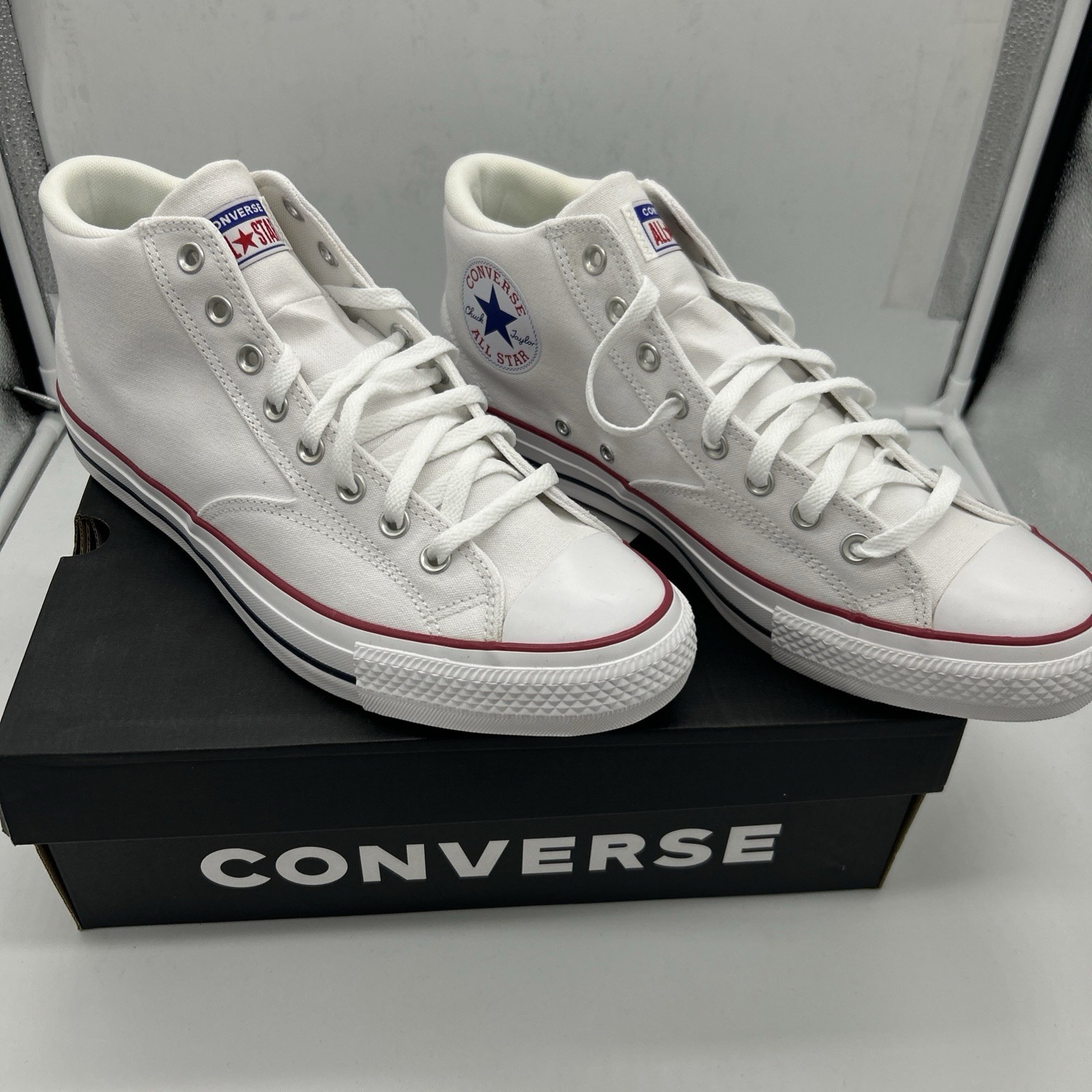Converse CTAS Malden Street Mid Canvas White Men’s Size 13 A00812F NIB thumbnail 10